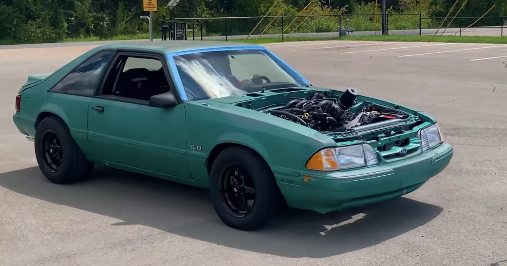 Check Out This Ford Fox Body Mustang With That Comes With A