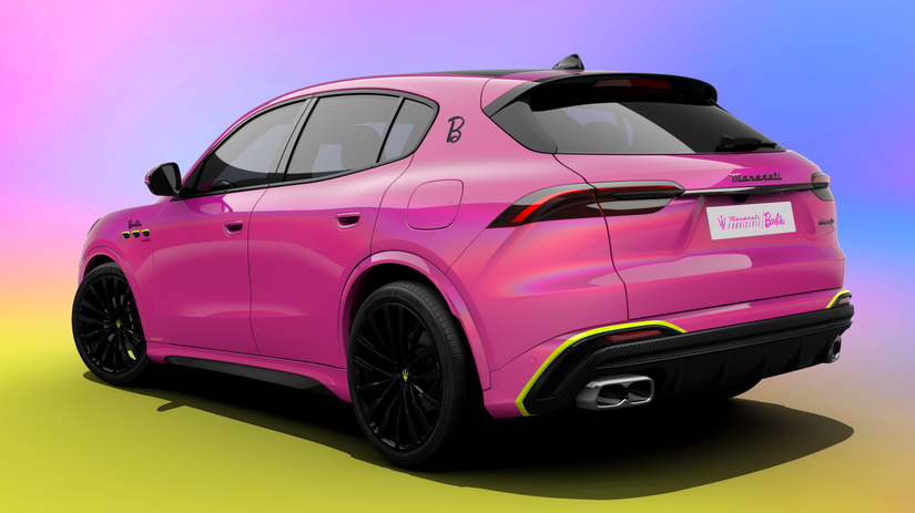 This Pink 523-HP Maserati Grecale Trofeo Is Barbie's Coolest Ride Yet