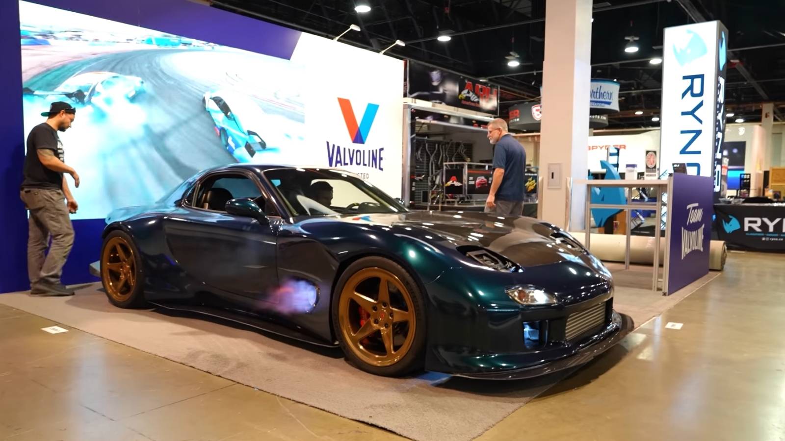 Rob Dahm’s 1200-HP Four-Rotor RX-7 At SEMA Has Even Left Mazda Impressed