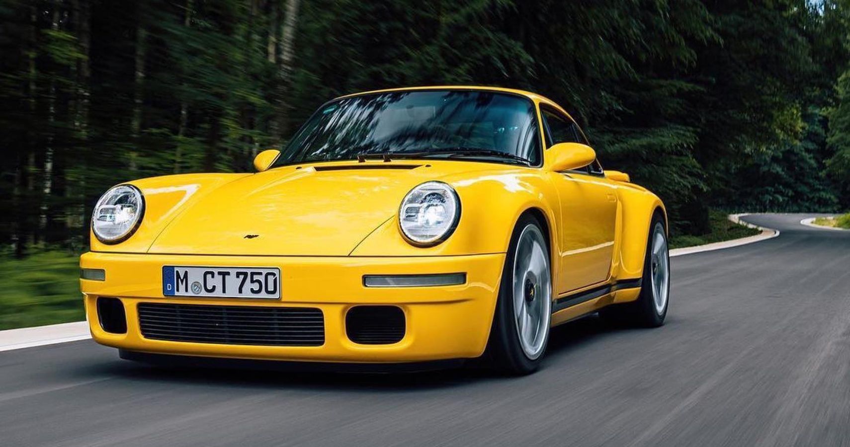 Ruf CTR Anniversary Yellowbird κυλιόμενη λήψη μέσω της Ruf Automobiles GmbH