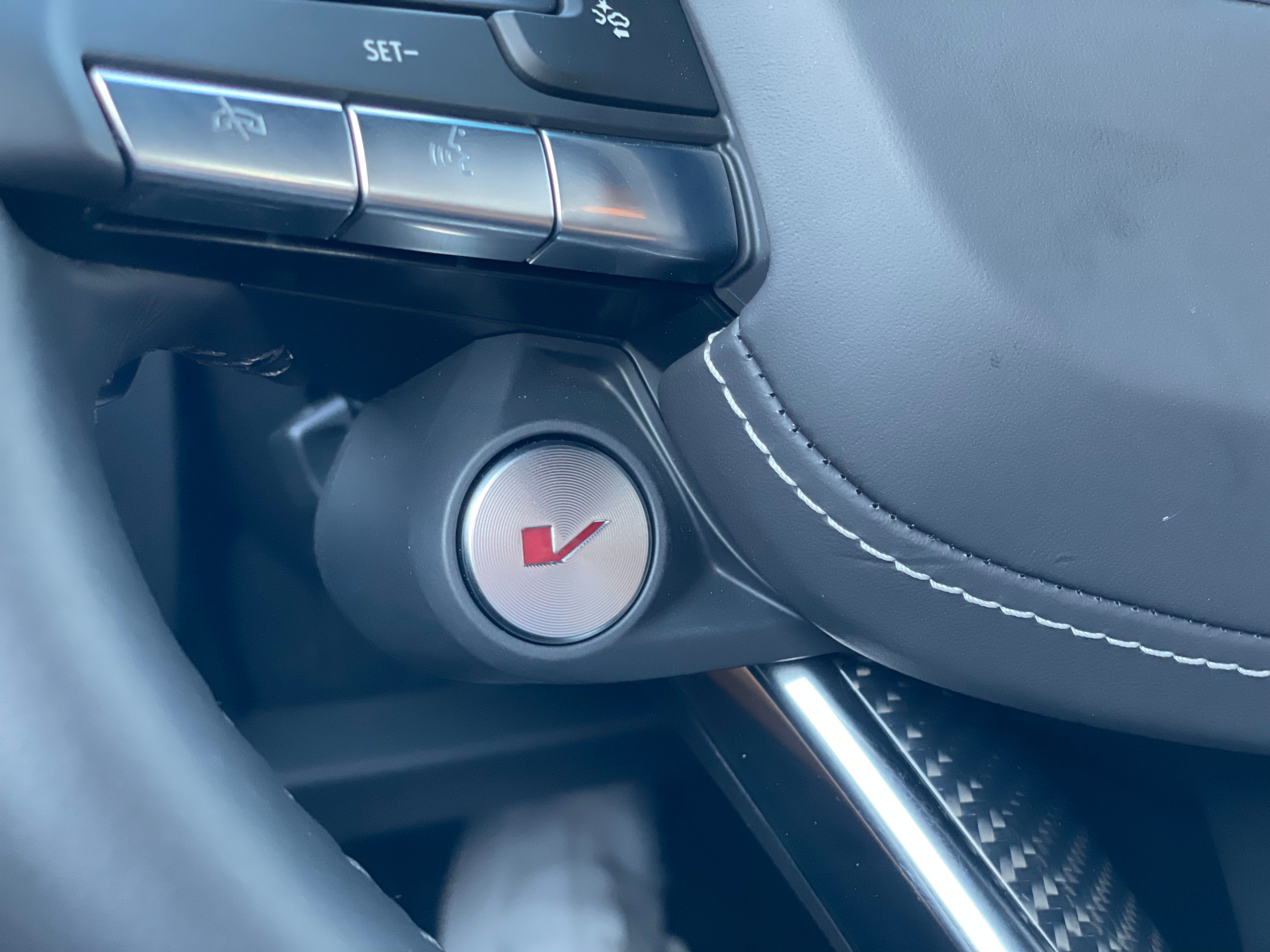 2023 Cadillac CT4 V-Series Blackwing Button
