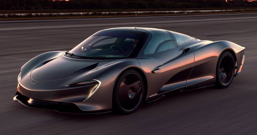 Speedtail Front 10 Cars Sporting Entirely Carbon Fiber Bodies