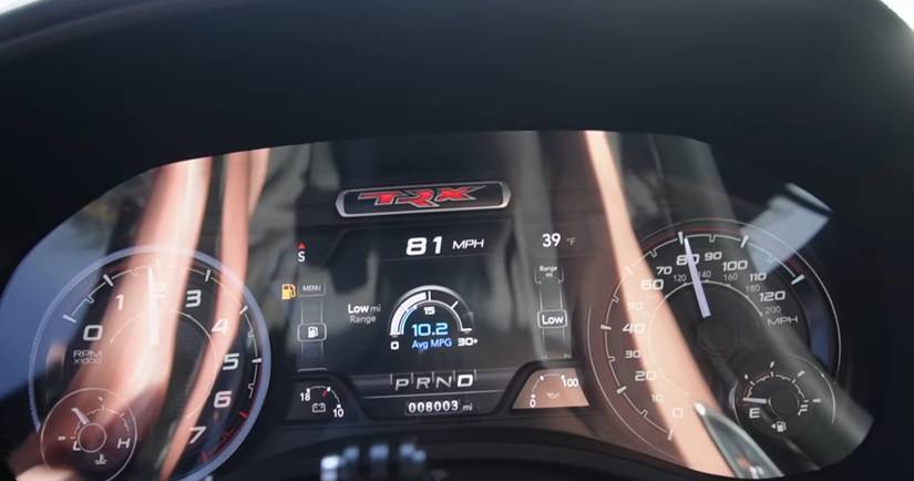Watch How Far A Ram 1500 TRX Will Actually Go From 0 Miles To Empty