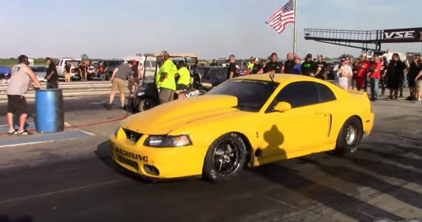Ford Mustang Battle: A New Edge Takes On A Fox Body At The Drag Strip