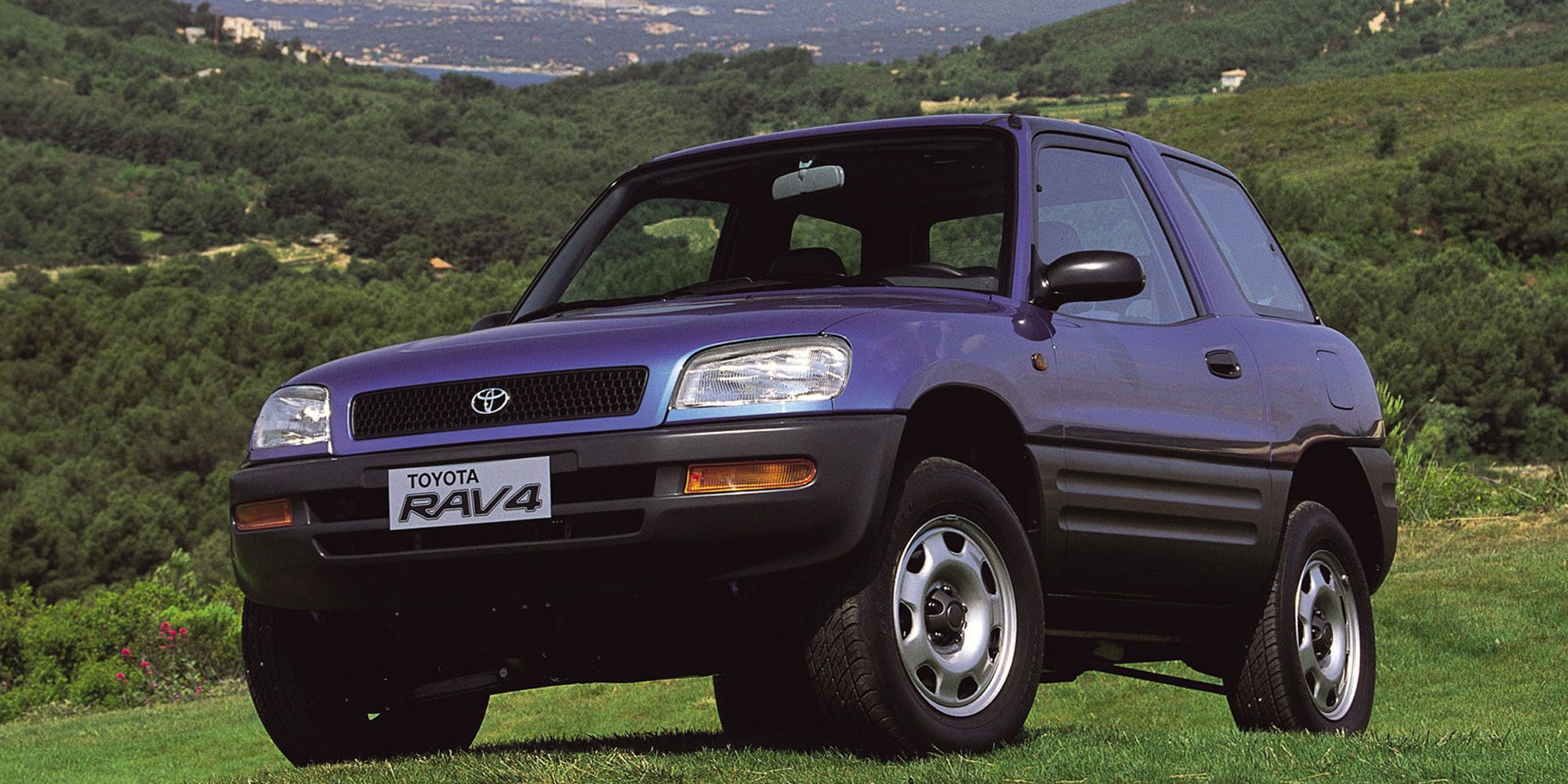 Toyota RAV4 Front Quarter Purplish Blue Mica