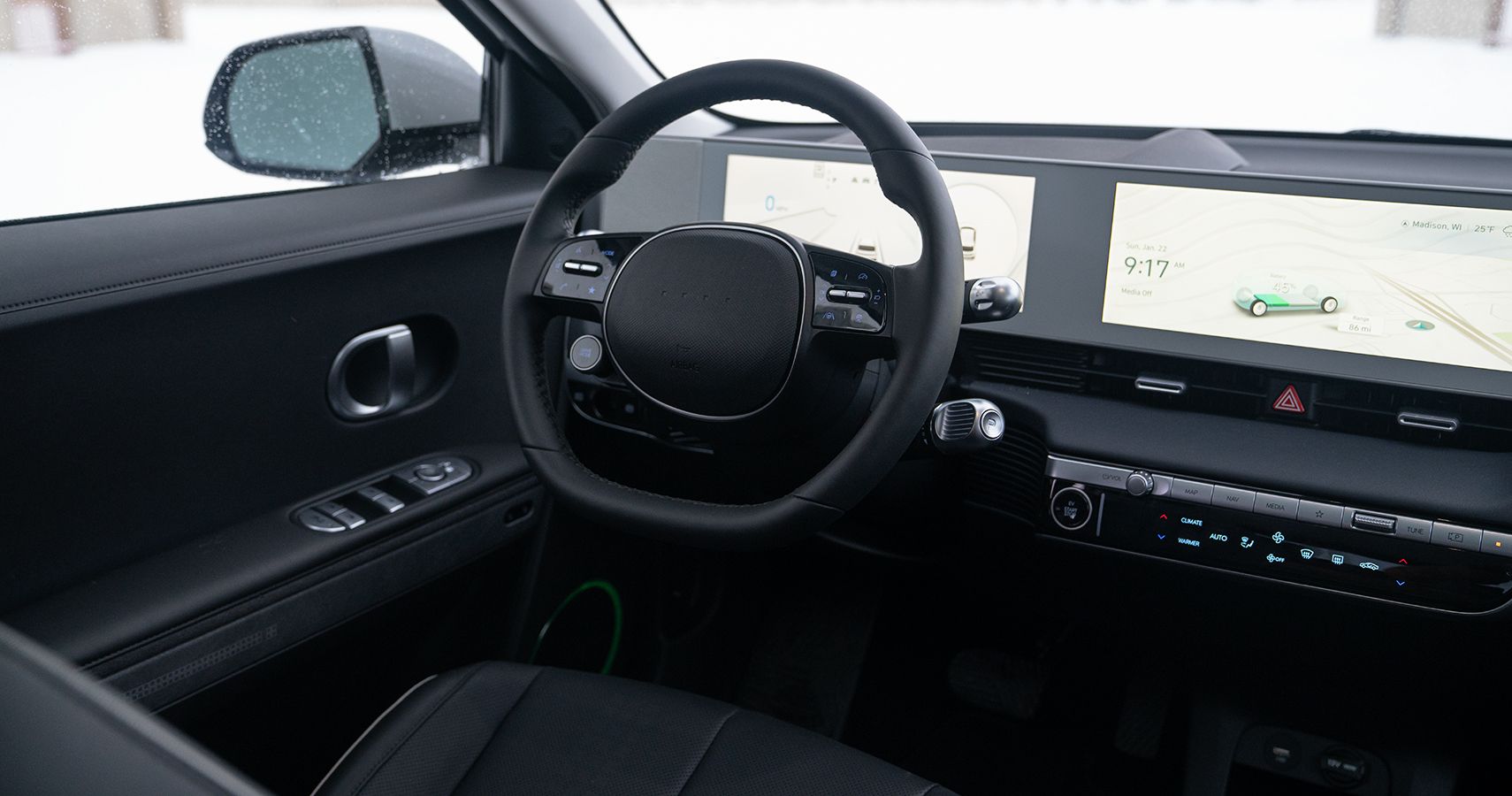 2023 Hyundai Ioniq 5 driver's seat and steering wheel