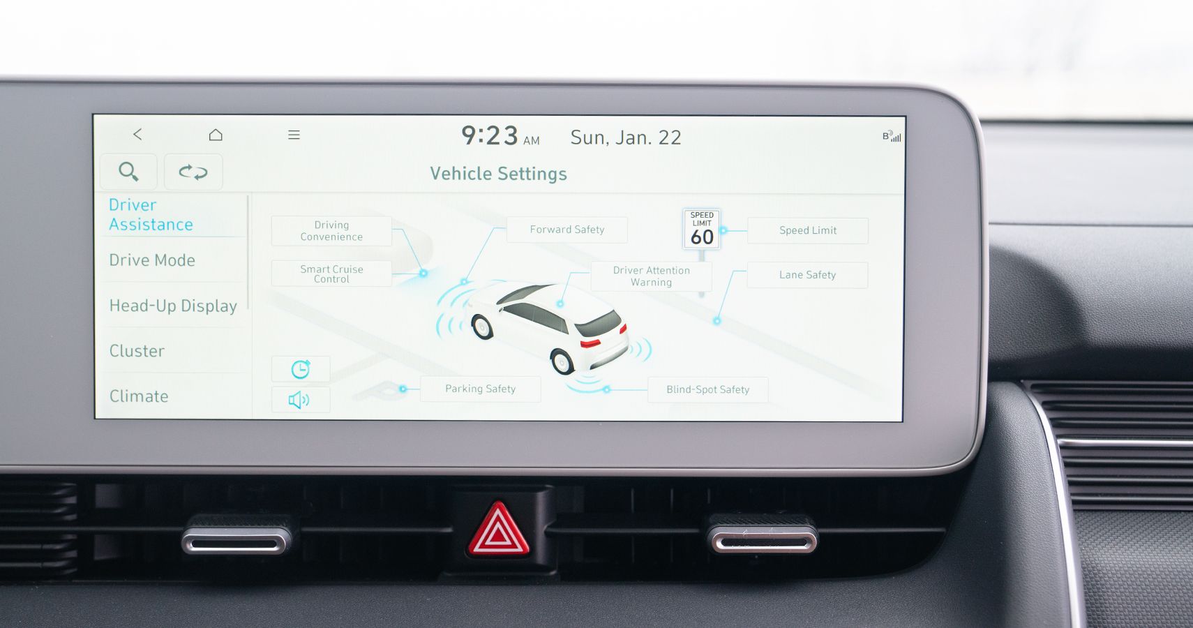 2023 Hyundai Ioniq 5 touchscreen
