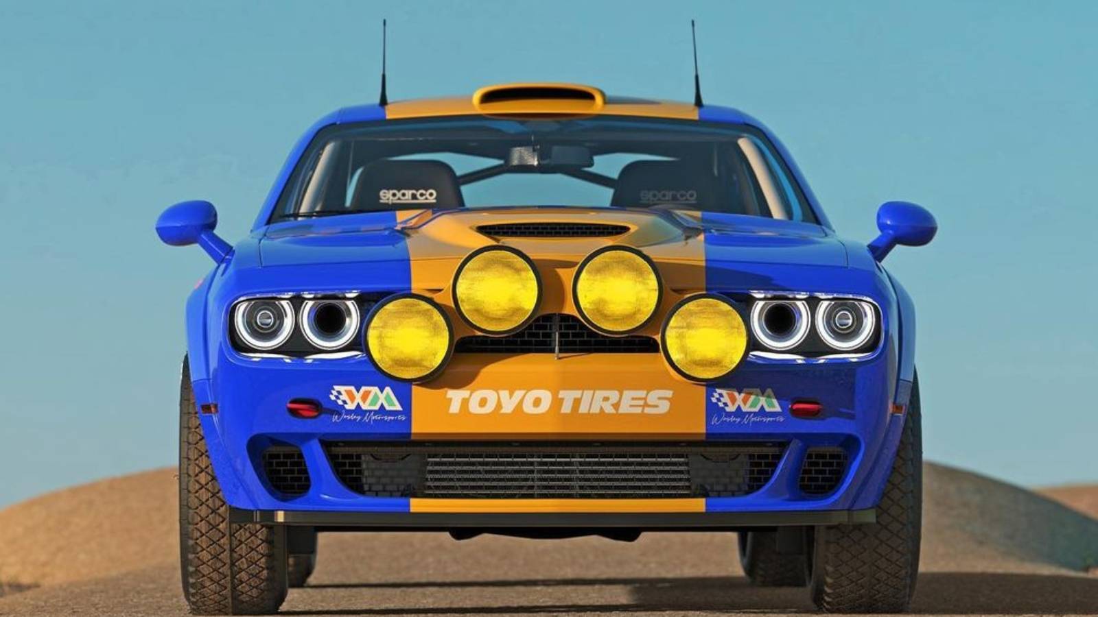 This Amazing Rally-Ready Dodge Challenger Widebody Hellcat Is Simply Unreal