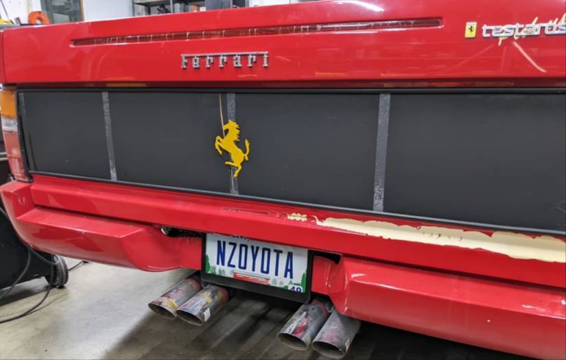 Why This Toyota SR5 Pickup Has Been Unusually Designed To Be A Ferrari ...