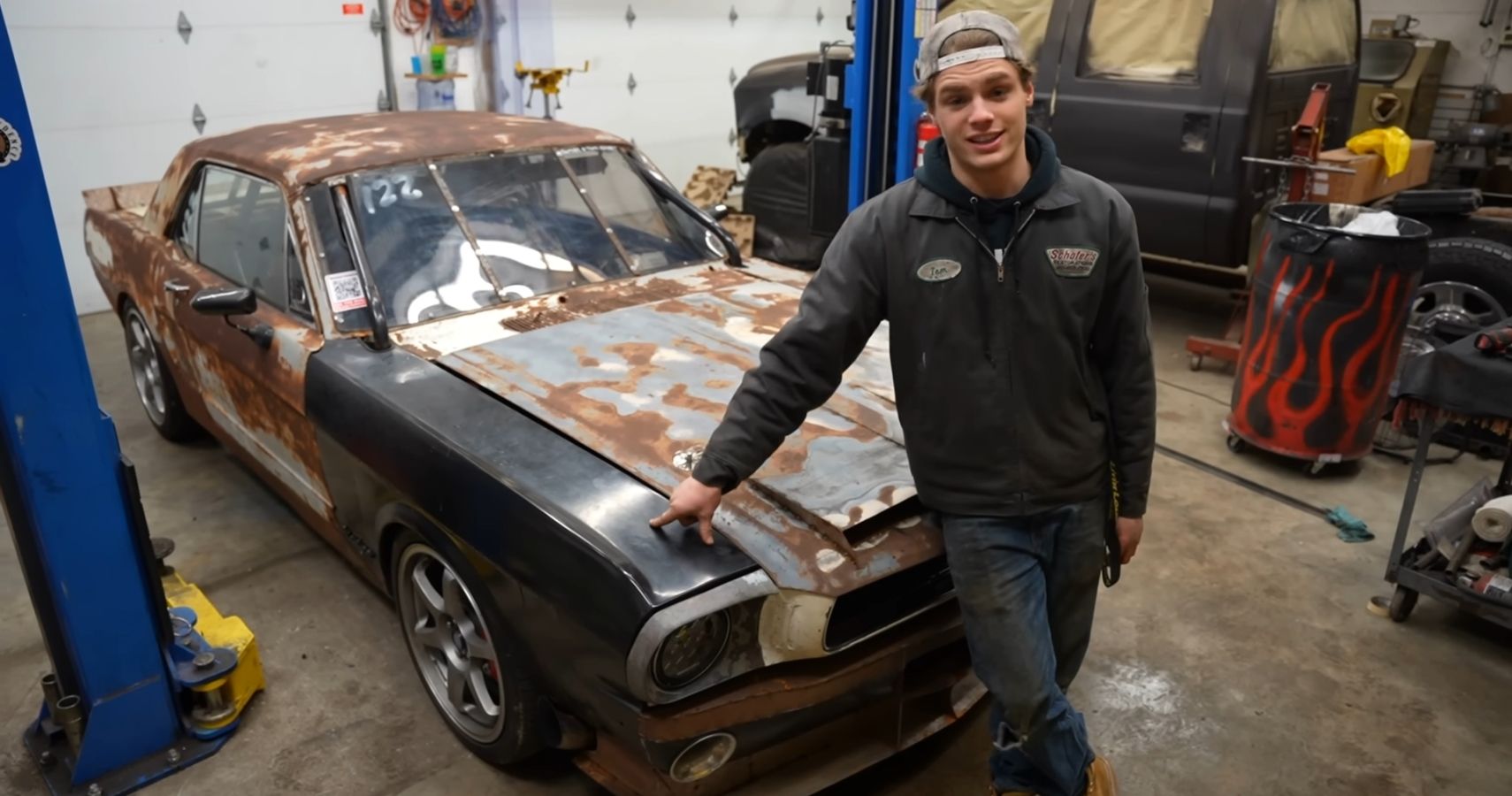 This Ford Mustang Was Amazingly Salvaged With A Honda Engine