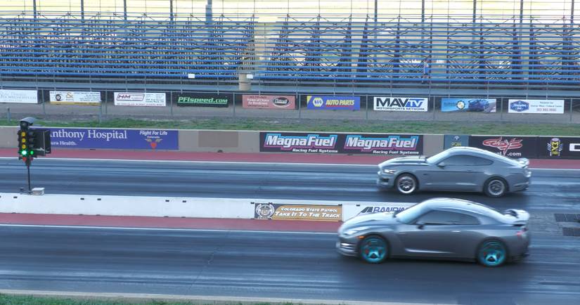 Watch As The Nissan GT-R Reigns Supreme Over A Ford Mustang GT And ...