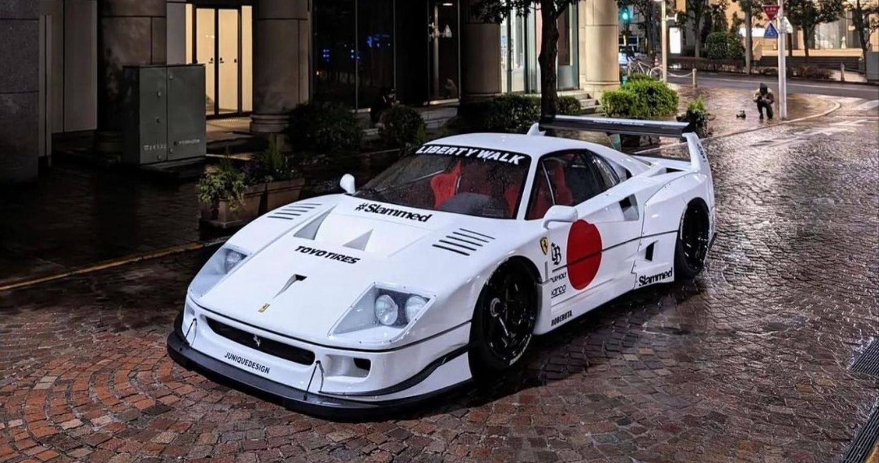 希少GT-Spirit Ferrari F40 LibertyWalk リバティ GT Spirit 1:18 Ferrari F40 LBWK/LB Works/Liberty Walk - White *LE