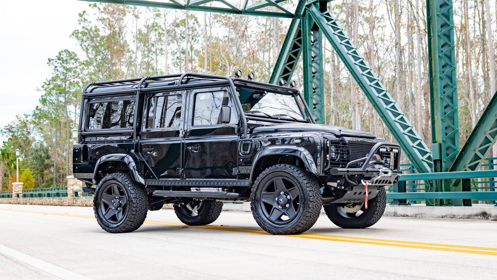 The Classic Land Rover Defender Gets A Stealth Fighter Style Makeover