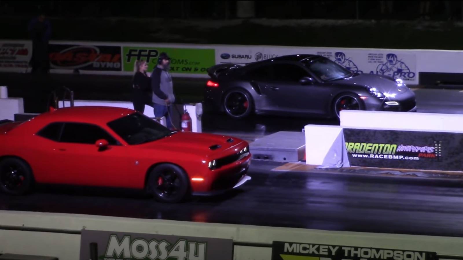 Drag Posche 2 American Muscle Greats Challenge A Porsche 911 Turbo S In A Drag Race