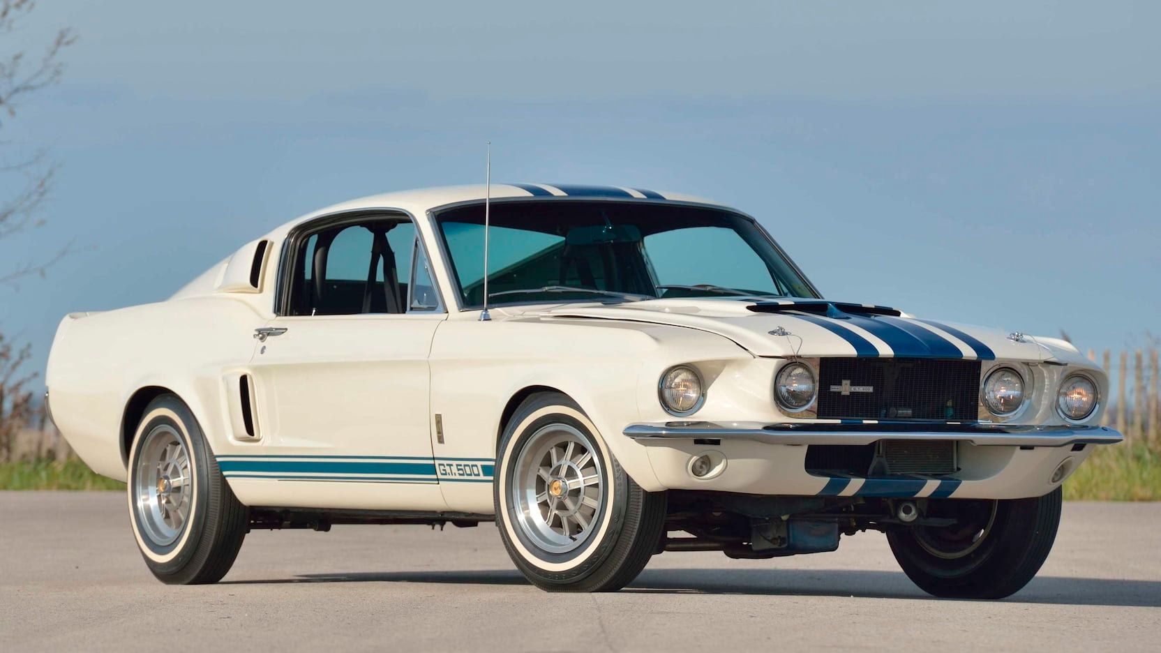 White 1967 Shelby GT500 Super Snake