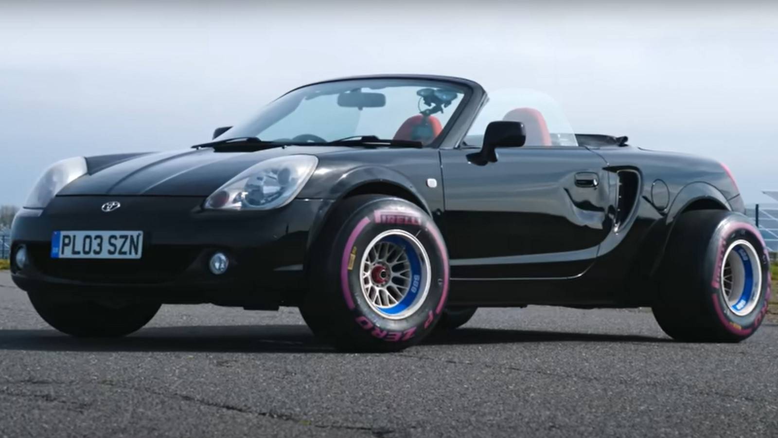 Here's What Happens When You Put F1 Tires On A Normal Car