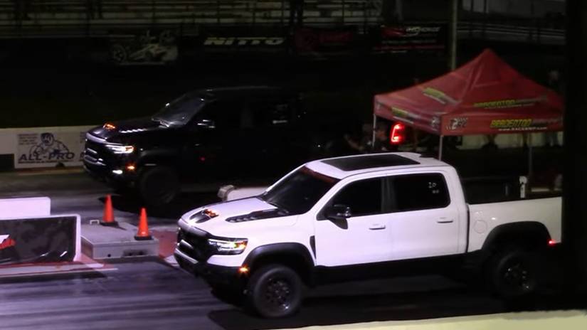 See A Turbocharged-And-Supercharged Ram TRX Set A New Record For ...
