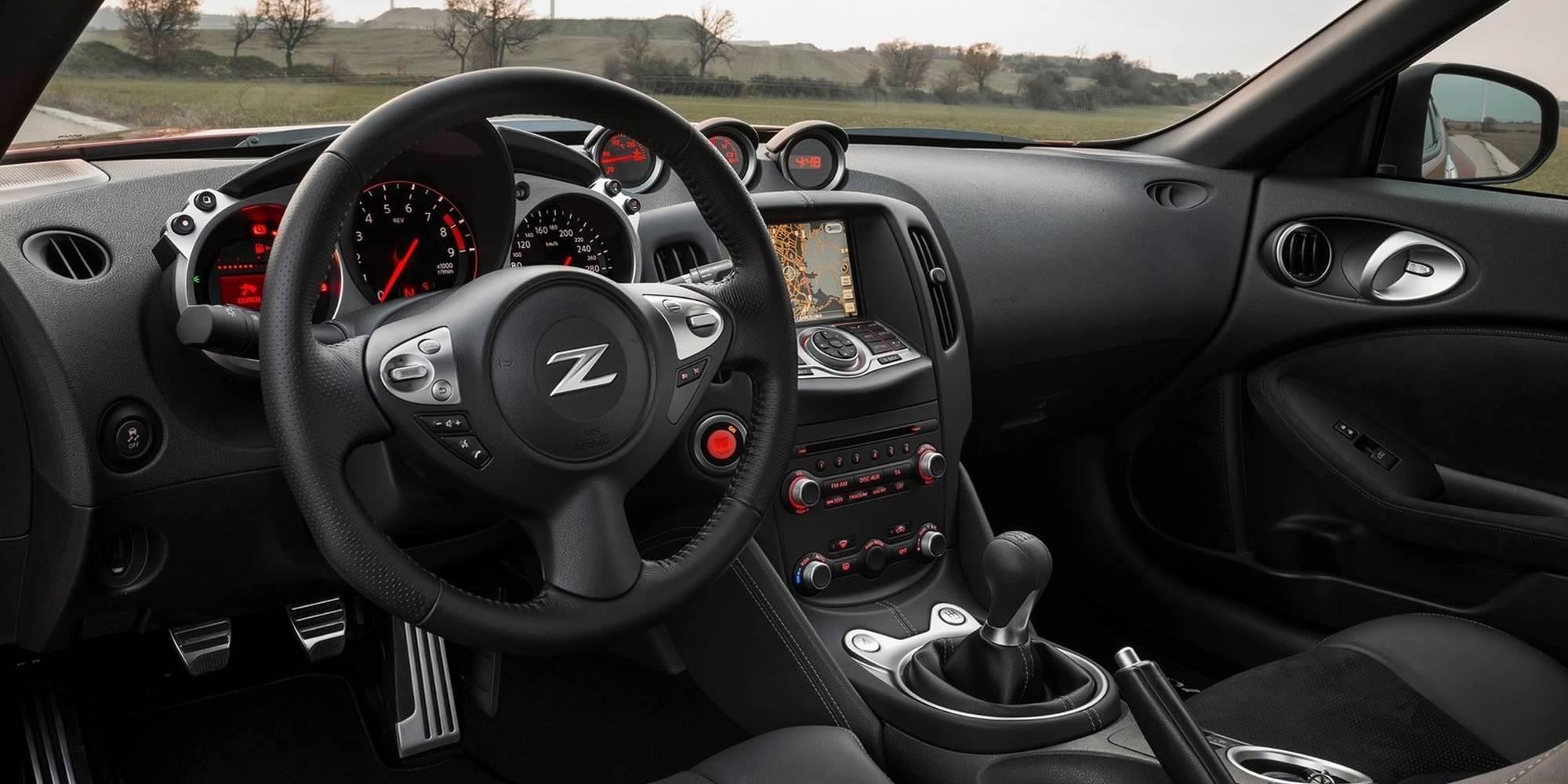 thumbnail image 2 of Black Nylon Floor Mats For 2009-2020 Nissan 370Z - Direct Fit With Emblems - Set Of 2 2 of 6
