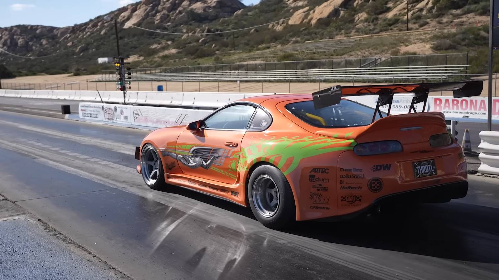YouTuber Takes Fast And Furious Toyota Supra Down The Drag Strip…And ...