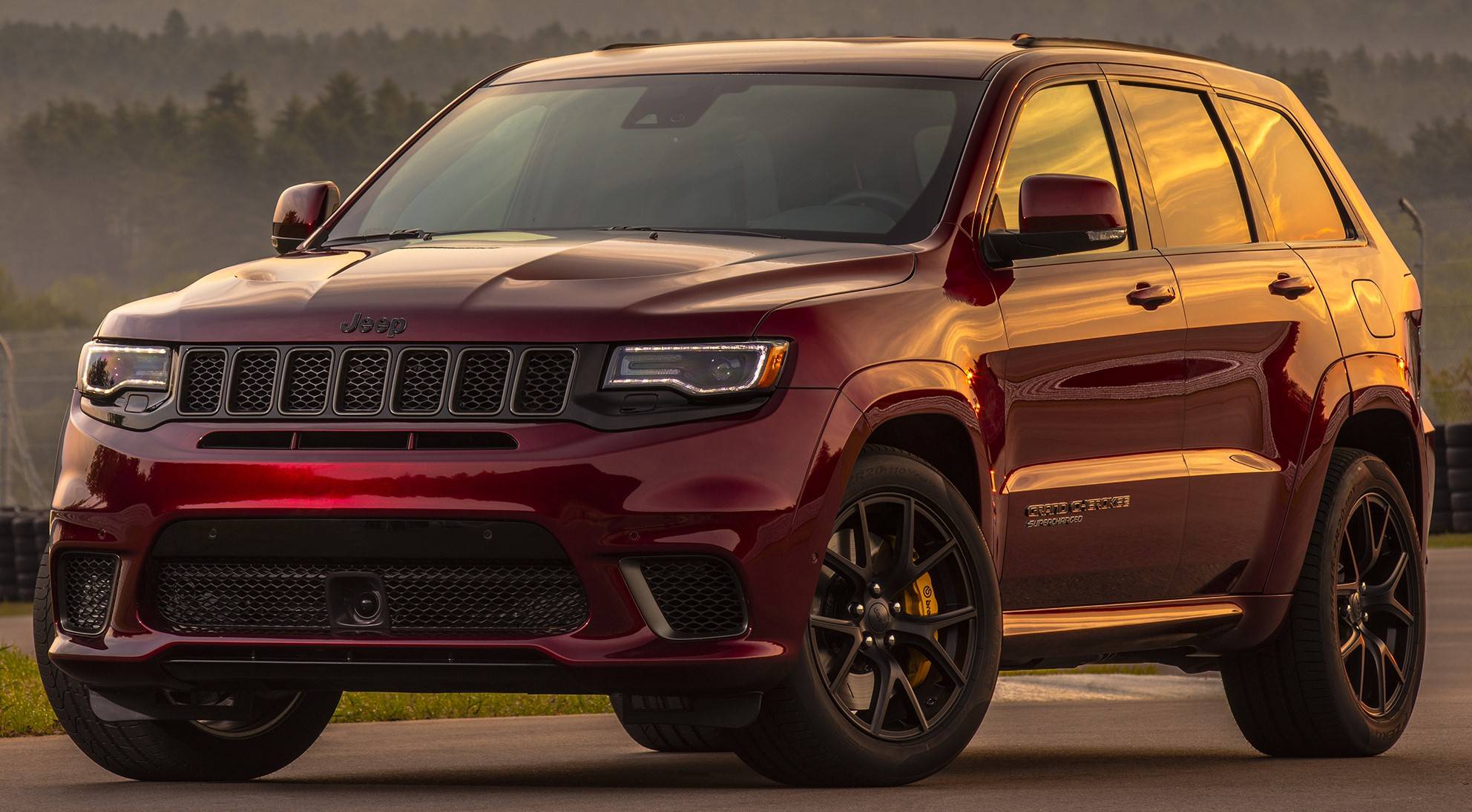 Red. Track Hawk Cleetus McFarland Clearly Enjoys Terrifying Passengers In His New Jeep ...