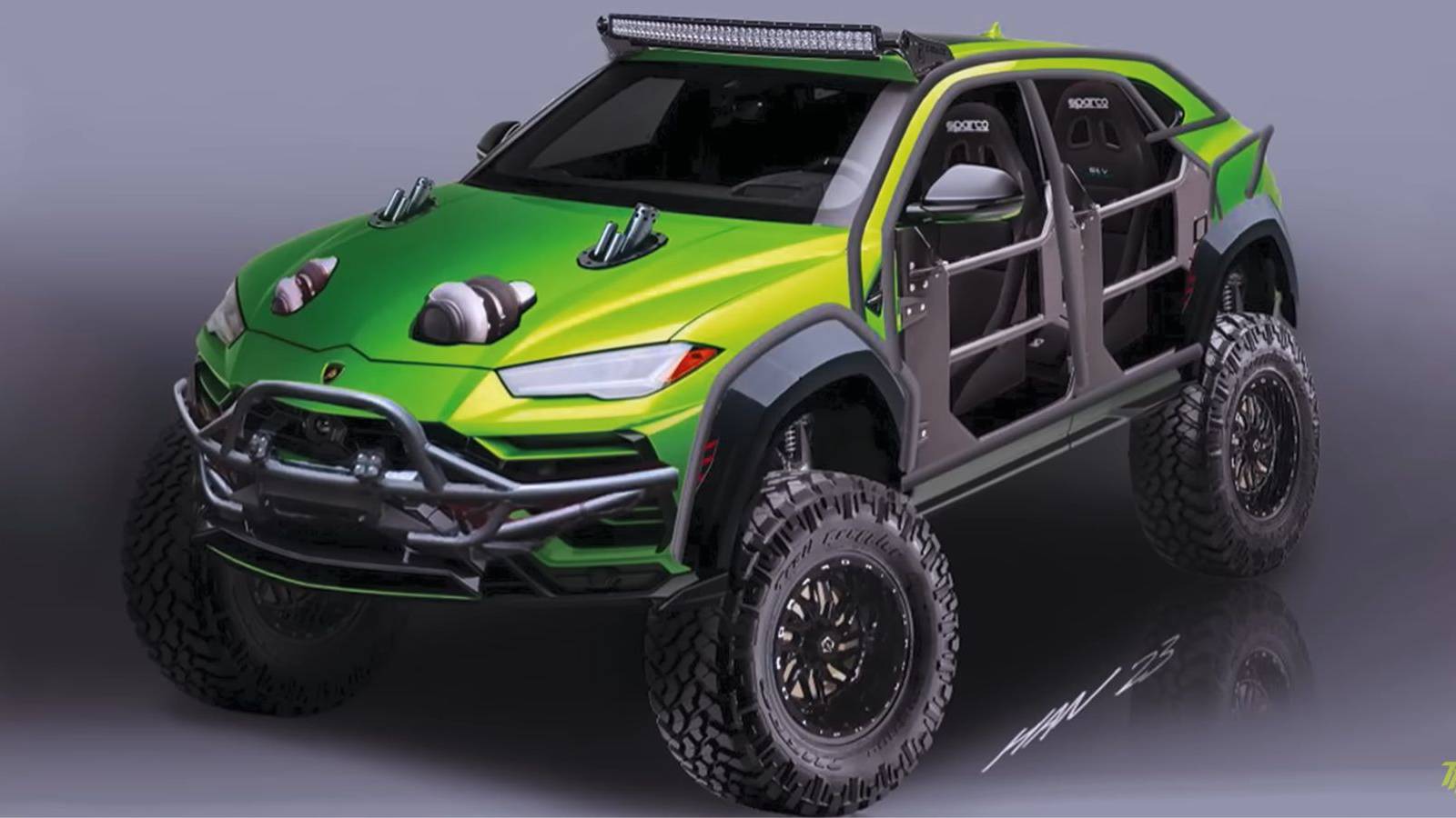This YouTube Lamborghini Urus Offroader Build Is Something Else ...