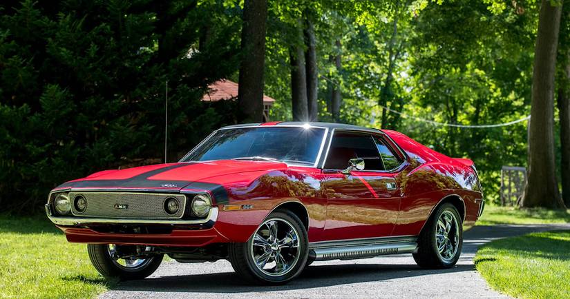 Red 1971 AMC Javelin AMX