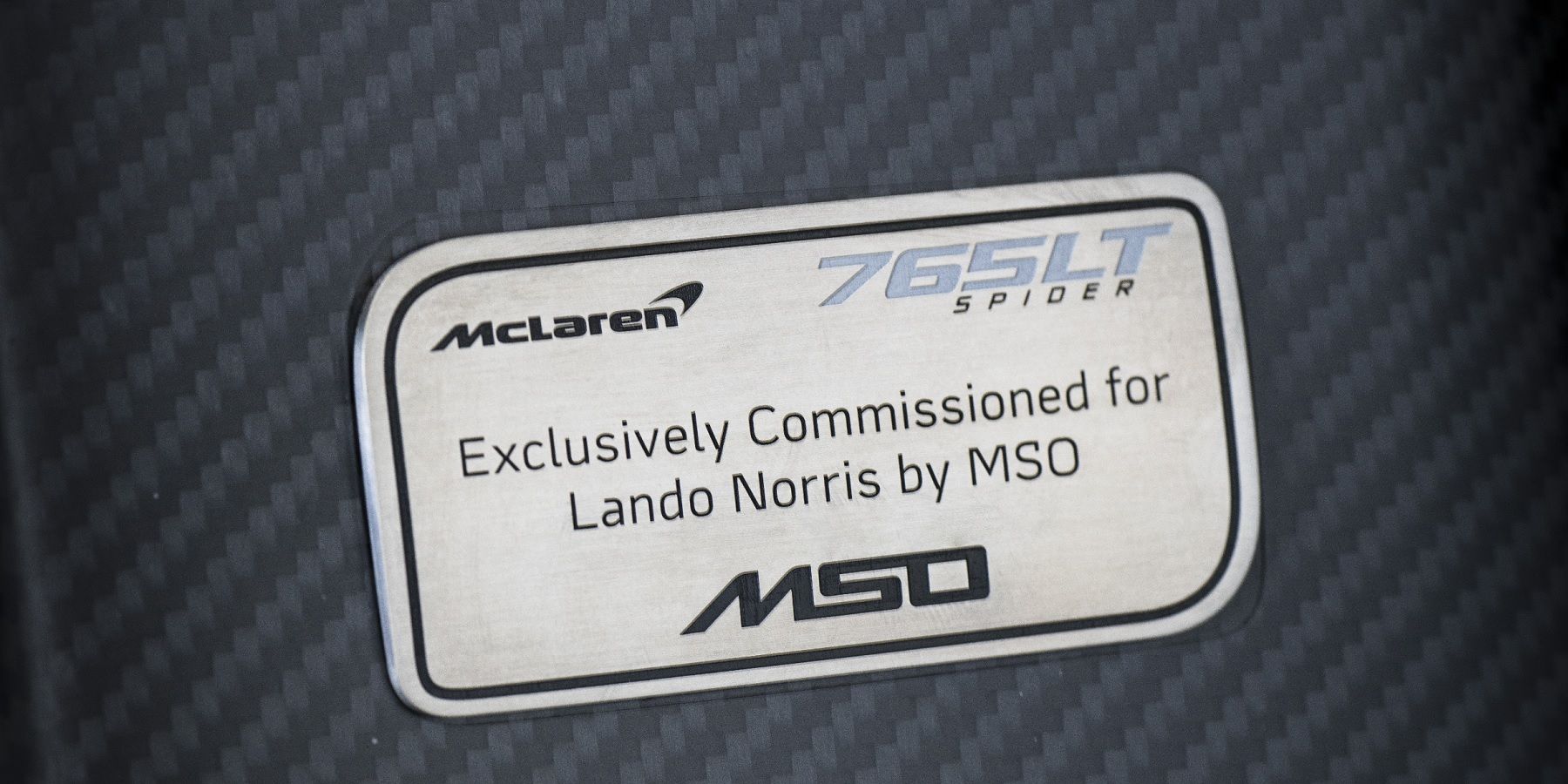 A Closer Look At Lando Norris' New Special McLaren 765LT Spider