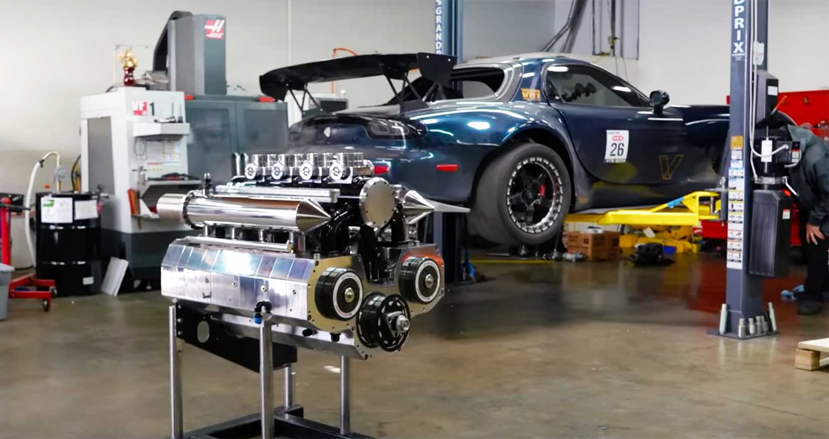12 Rotor Engine Car The World's Only 12-Rotor Engine's Crazy Horsepower And Even Crazier ...