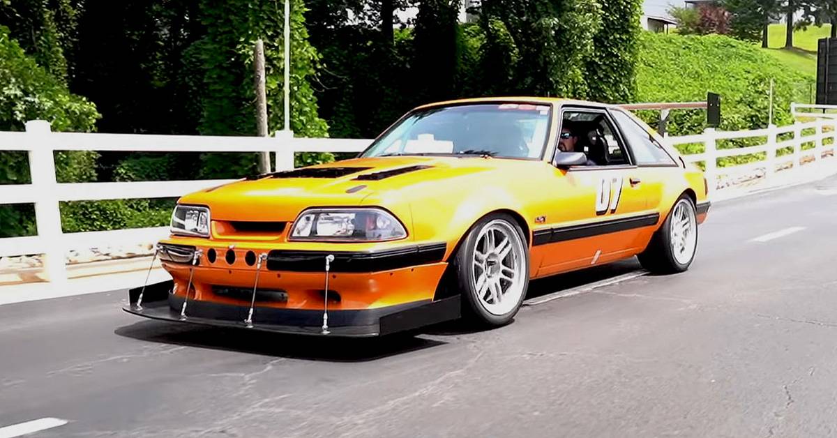 Watch This Classic Ford Mustang Outfox A Porsche On The Race Track