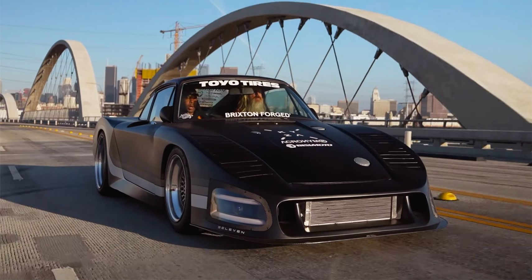 MCワークス　ワイルドブレーカー　100SV custom model Magnus Walker Rips This Custom Electric Porsche 935 Widebody