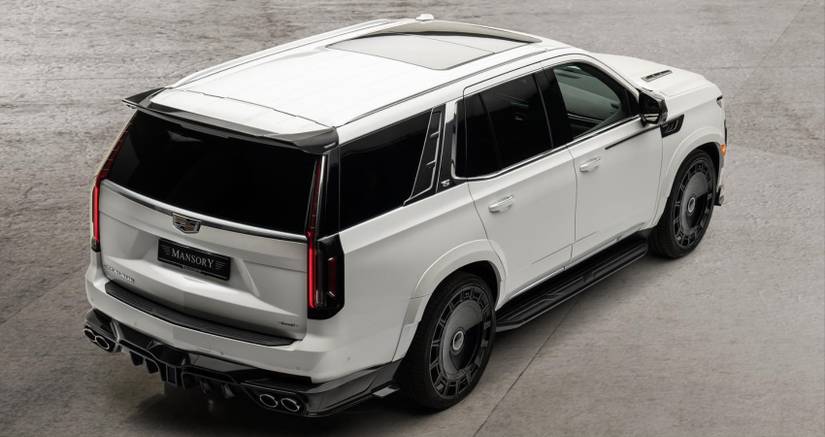 This Tuned Cadillac Escalade With The Mansory Treatment Gets Massive 26 ...