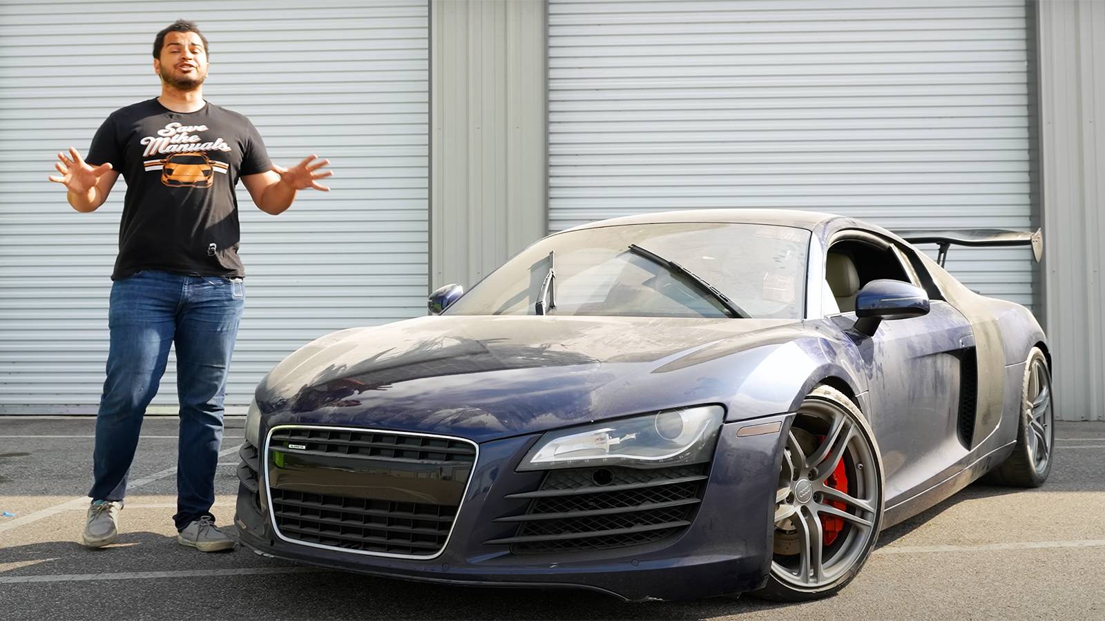 YouTuber Thinks He Can Make This Abandoned 2009 Audi R8 Even Better ...