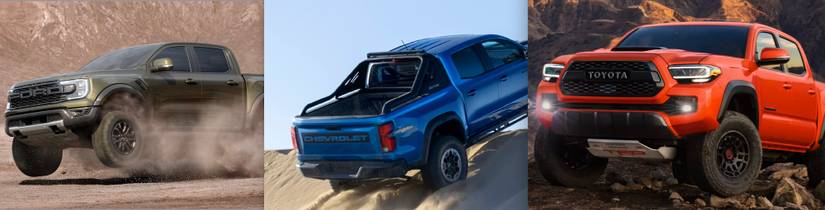 Trd Pro Vs Raptor Ranger Engine Off-Road Truck Capabilities: Ford Raptor Vs Chevy ZR2 Vs Toyota TRD Pro