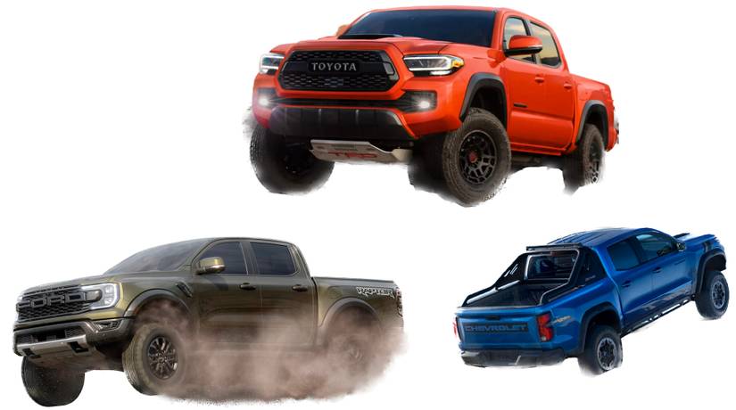 Zr2 Versus Ranger Raptor Off-Road Truck Capabilities: Ford Raptor Vs Chevy ZR2 Vs Toyota TRD Pro