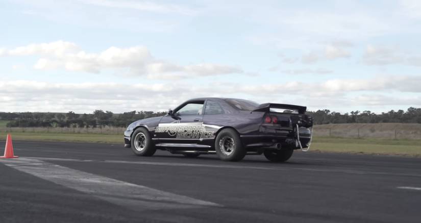 Crashed R33 Japanese Skyline GT-R Rolls Over 11 Times, Driver Walks Away: The Insane Story