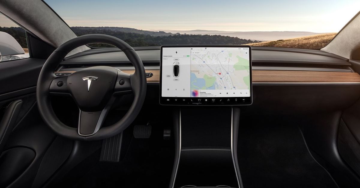 New 2023 Tesla Model Y/3 Instrument Cluster Display Upgrade with Apple  CarPlay #tesla 