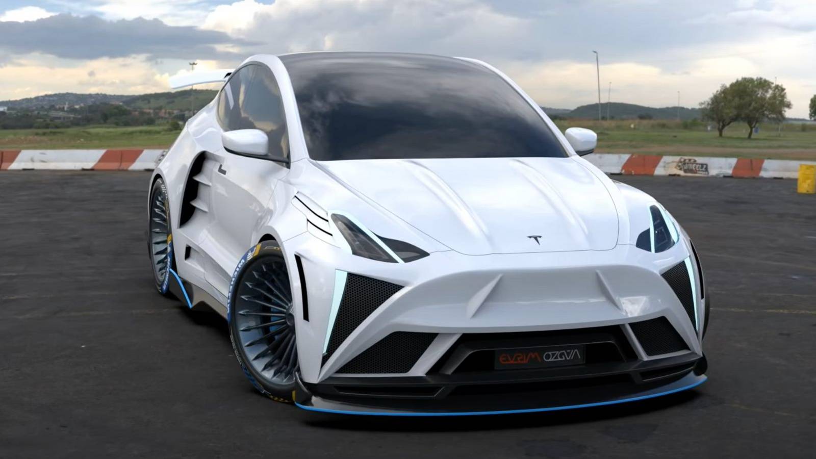 The Tesla Model Y Gets An Extreme Digital Makeover, Loses 2 Doors