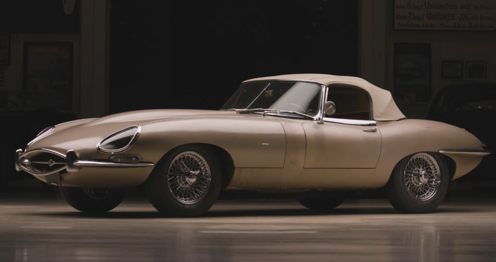Jay Leno Shows Off His Sensational 1963 Jaguar XKE Barn Find After