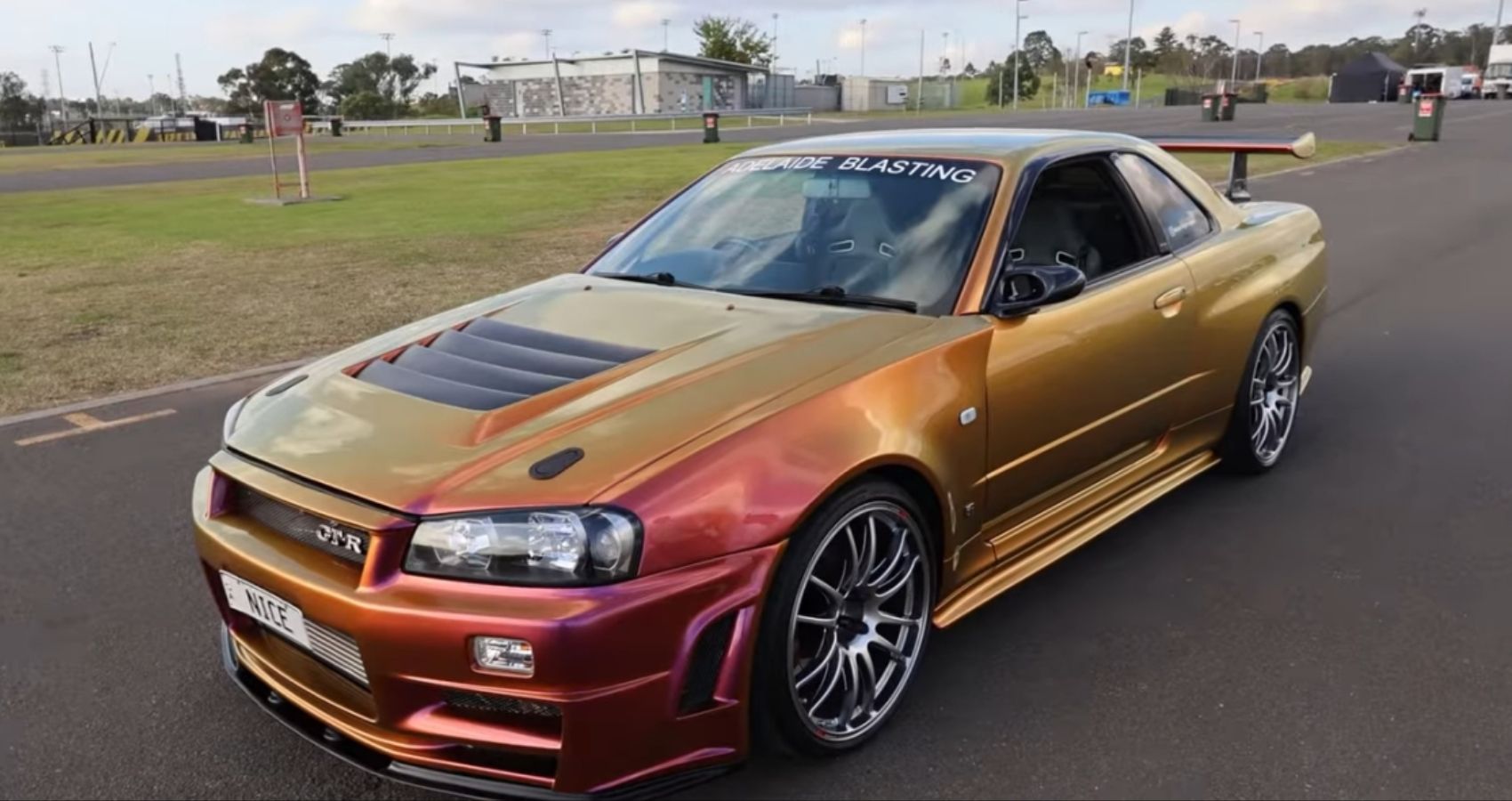 This Nissan R34 GT-R Has A Paint Job Way More Expensive Than You