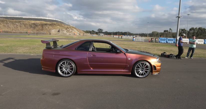This Nissan R34 GT-R Has A Paint Job Way More Expensive Than You Might ...