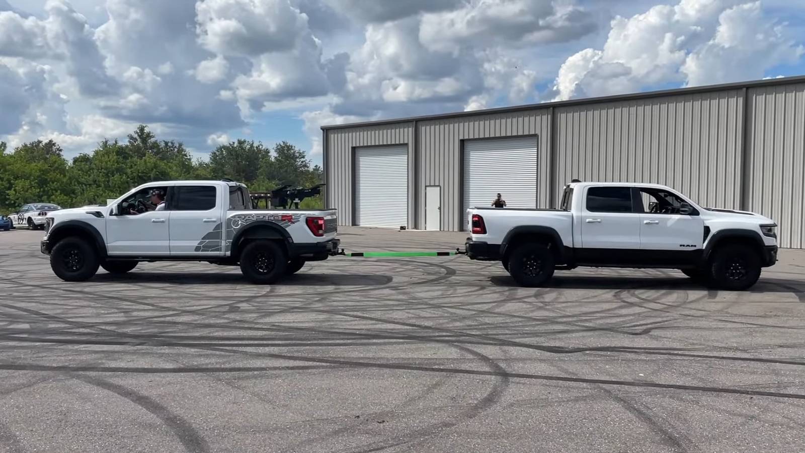 Forget Specs, The Ram 1500 TRX Takes On The Ford F-150 Raptor R In A ...