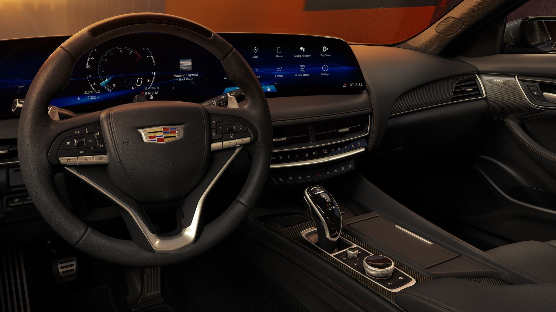 2025 CT5's Dashboard from the driver's seat