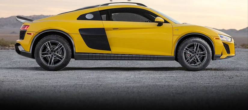 An Audi R8 V10 