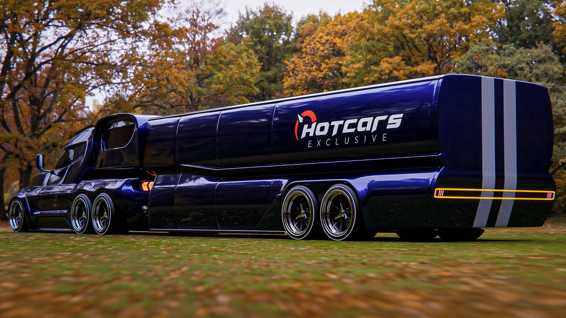 Forad Sami Our Digital Rendering Turns The Ford Mustang Into The Semi-Truck We ...