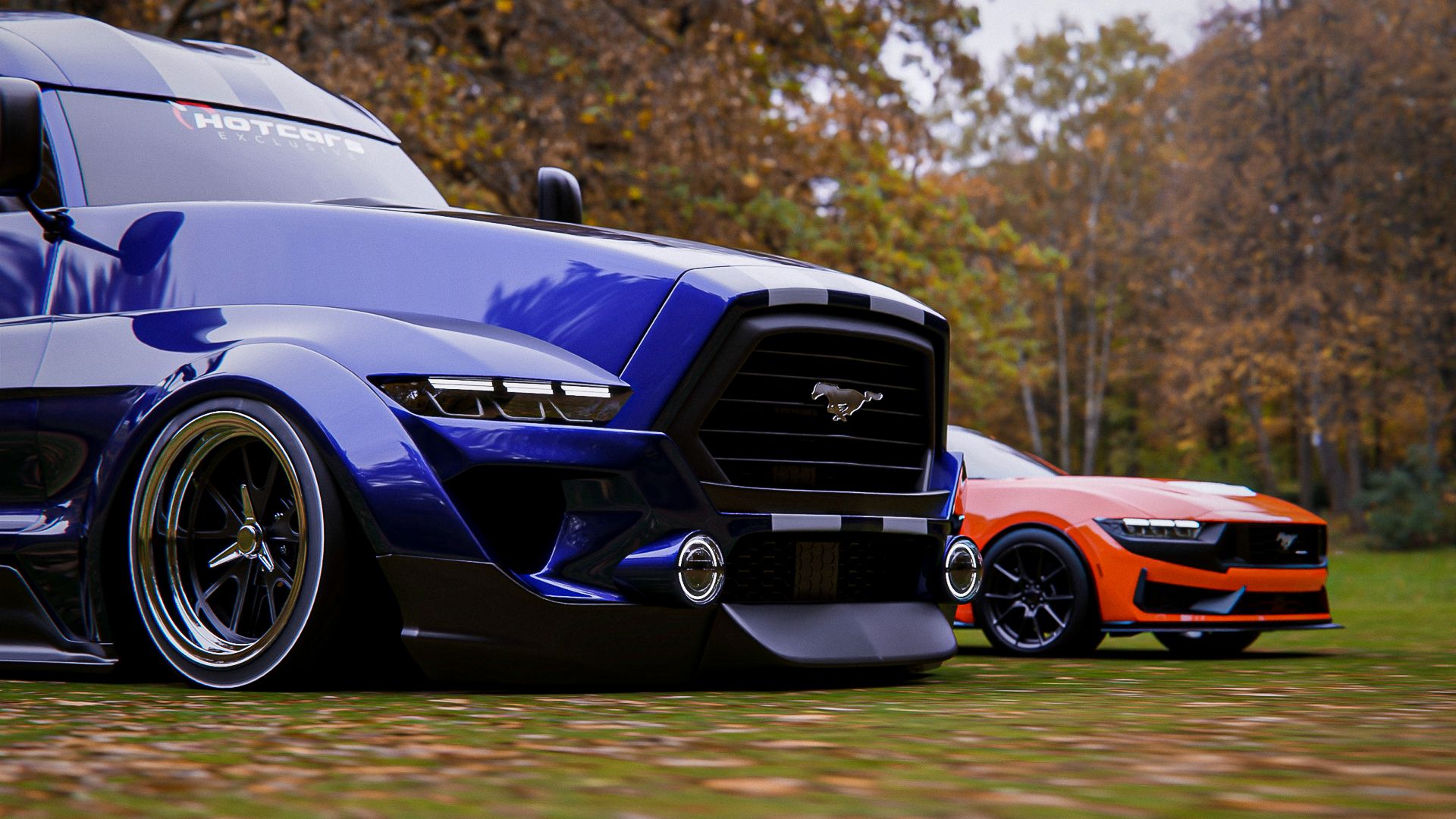 Our Digital Rendering Turns The Ford Mustang Into The Semi-Truck We ...
