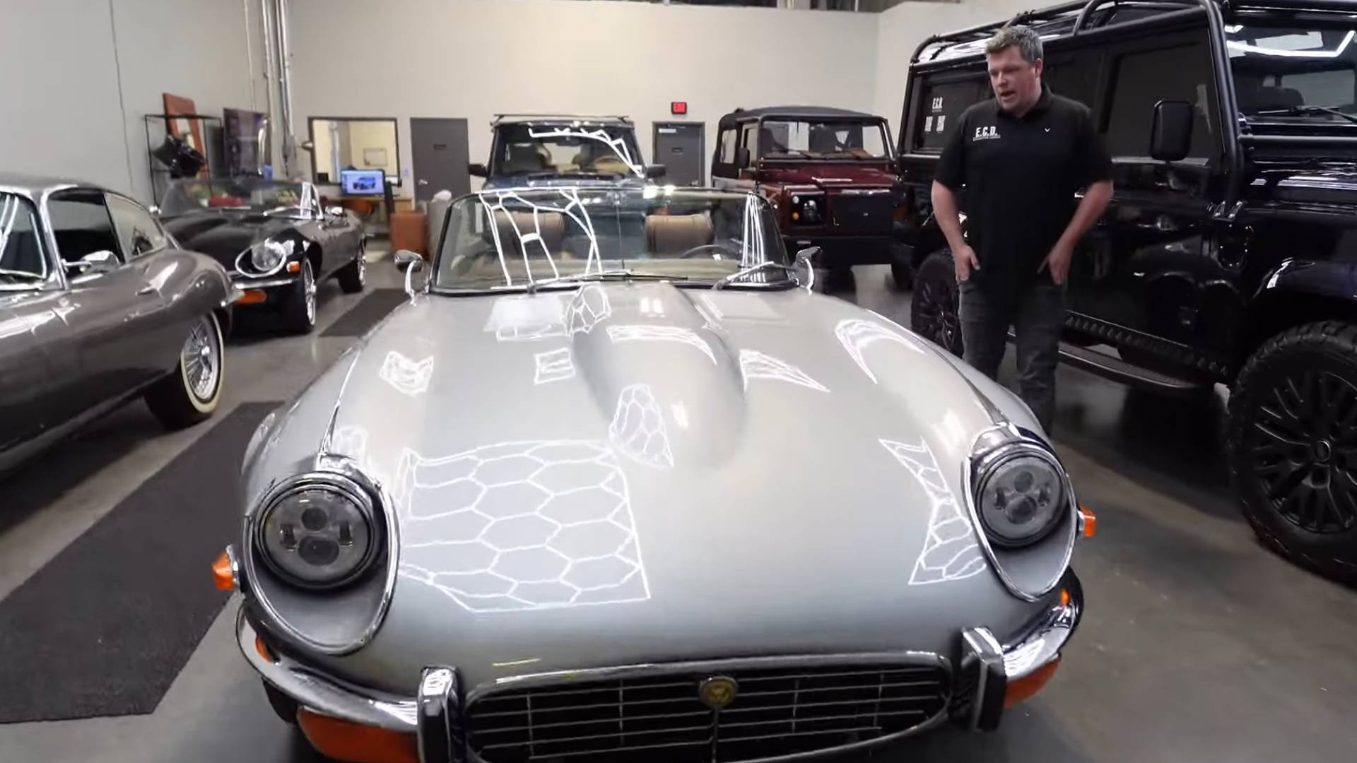 E Type Front View Here's The Story Behind ECD Auto Design And Their Bespoke Jaguar E-Type ...