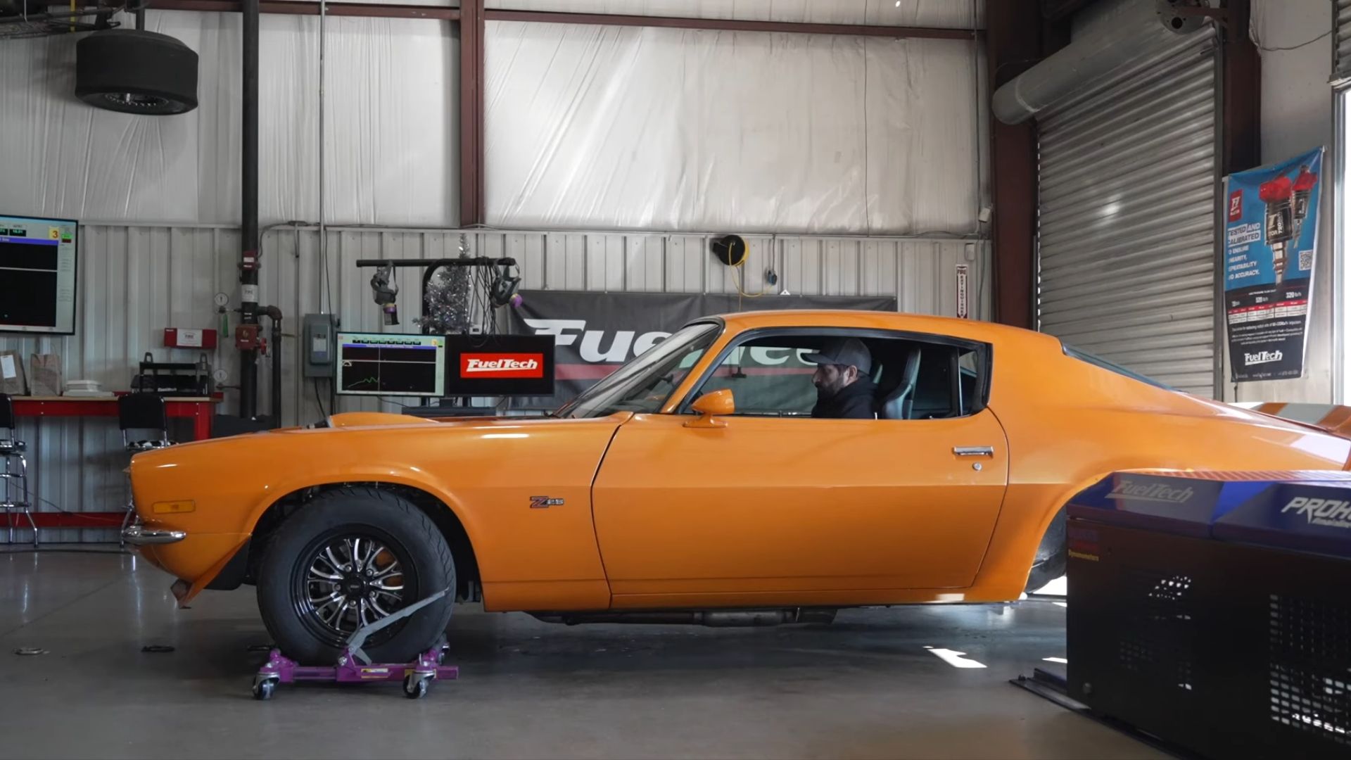 Watch This 1970.5 Chevrolet Camaro Z/28 LS6 Tear Up The Dyno