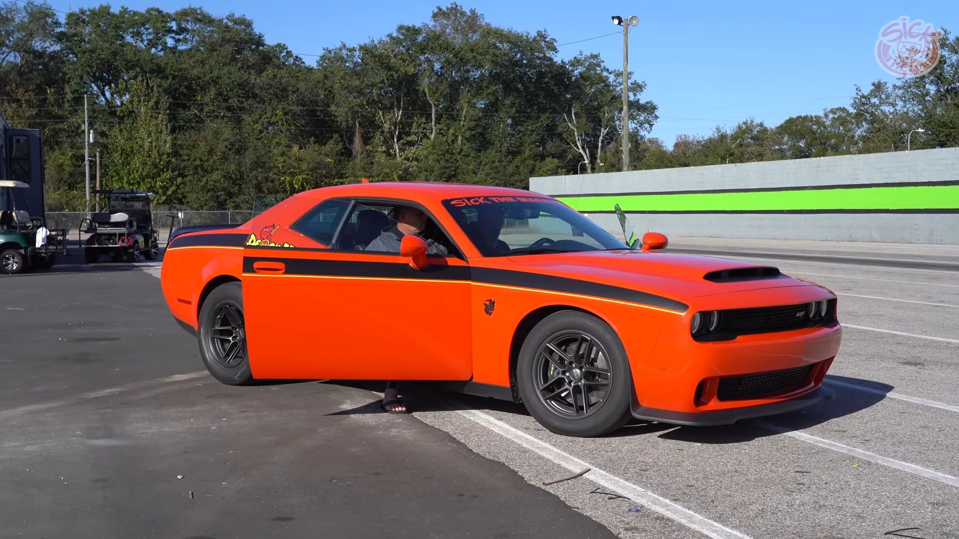 Drag Racing Star Puts The New Dodge Challenger Demon SRT 170 Through ...