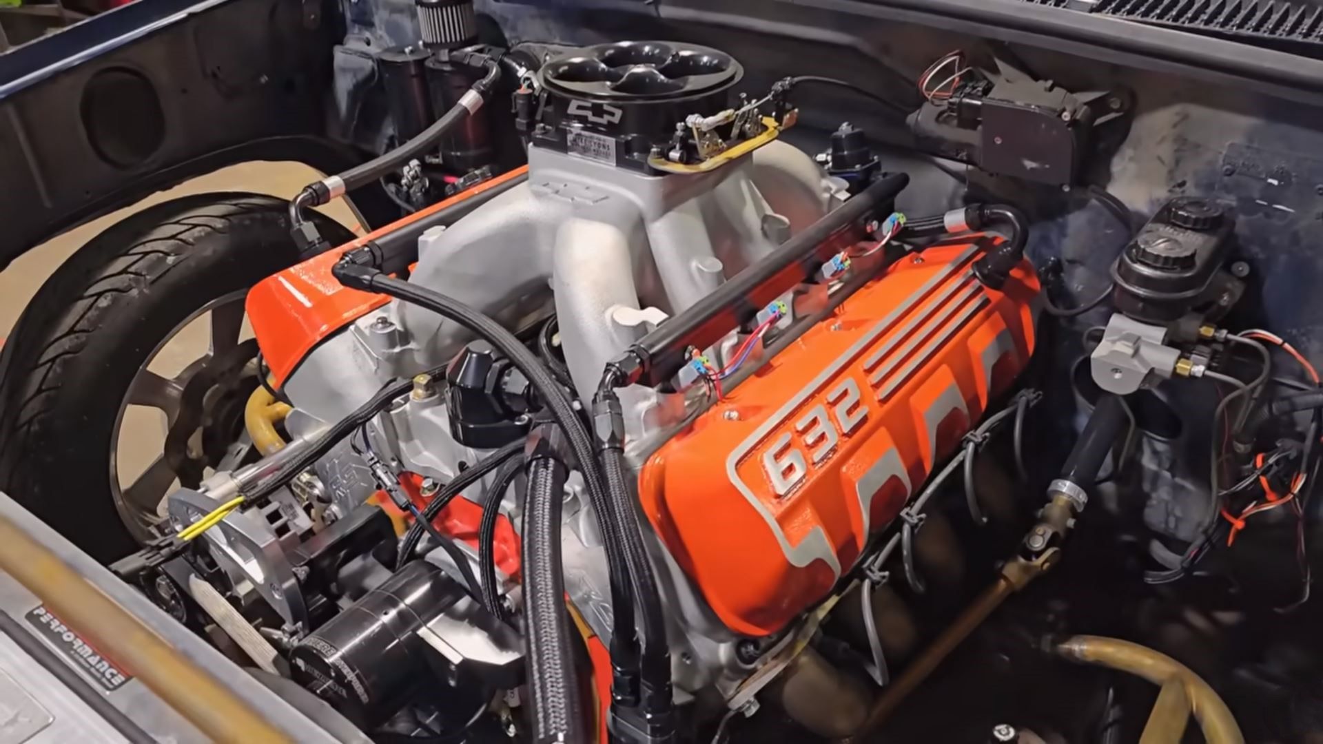 Motor de caixa Chevy 632ci