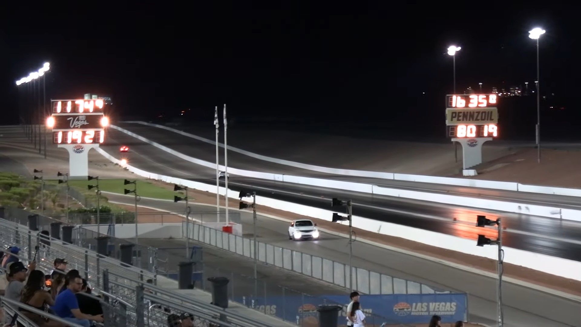 Dodge Challengers And Chevy Camaros Go Out With A Bang At The Drag Strip
